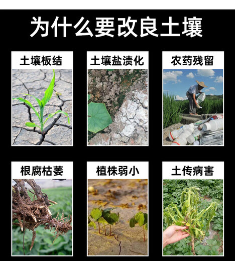 Soil conditioner to improve hardened saline-alkali soil, general alkaline soil conditioner, loosening essence, loosening activator, mineral source potassium fulvic acid 1KG