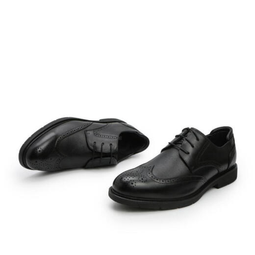 Belle/BELLE cow leather men's business formal leather shoes 33028AM0 black 38