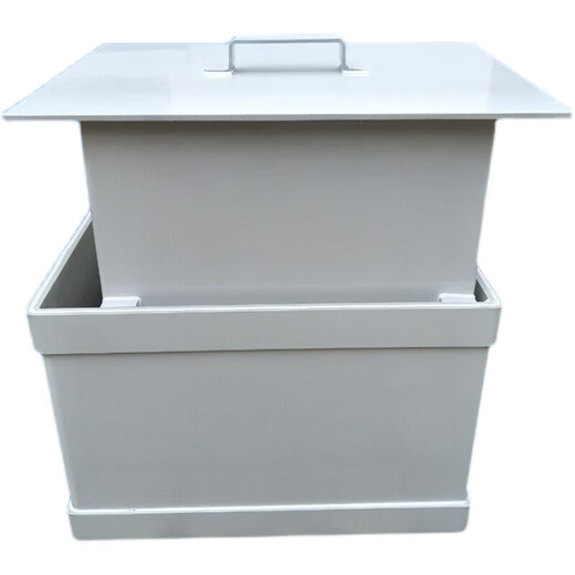 PP acid-base waste liquid tank laboratory corrosion-resistant soaking tank 30L60L100L can be customized 6 liters acid-base resistant tank 20*20*15cm