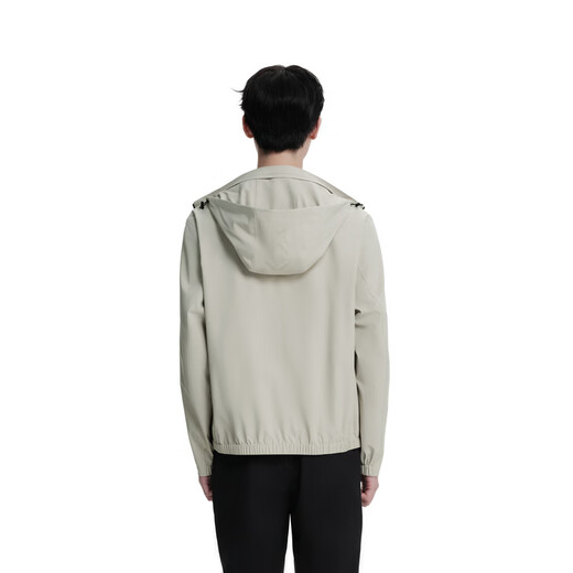 K-Boxing Men's Spring Relaxed Business Travel Simple Style Short Jacket VKDK1161 Fish Gray S