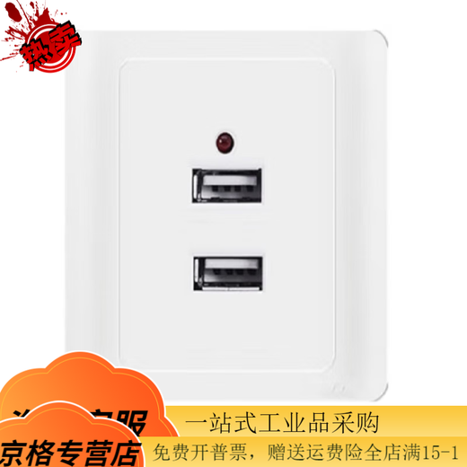 USB socket panel Specifications two-position USB