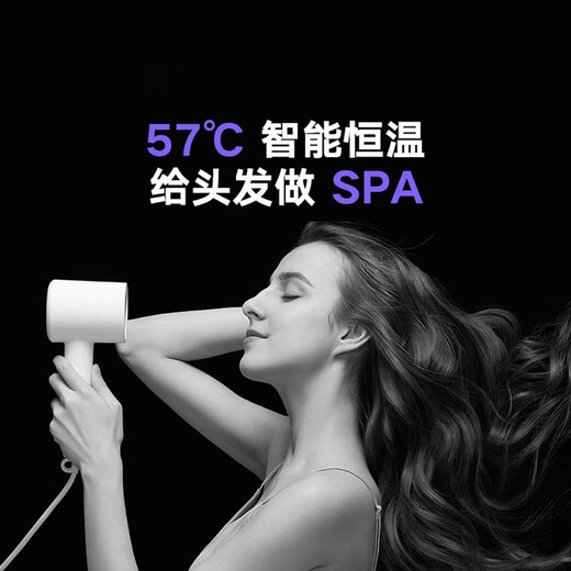 Mijia Xiaomi Hair Dryer Quick-drying Hair Dryer Negative Ion Hair Care H300 Recommended Gift for Girlfriend Birthday Gift Home Student Dormitory