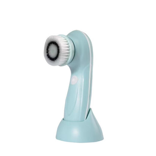 Rechargeable Facial Cleansing Instrument Facial Cleansing Brush Cleansing Brush Soft-bristled Water-Blocking Electric Brush Pore Cleaner Removes Blackheads Pink Rechargeable Model