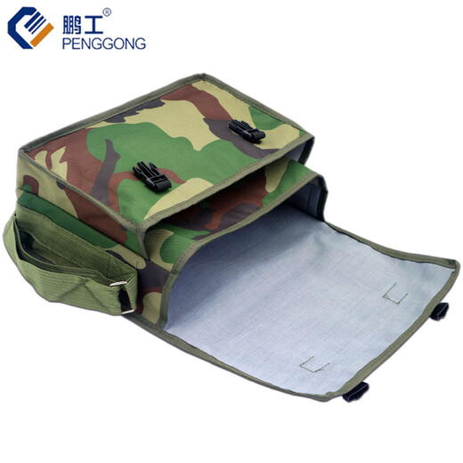 Camouflage tool bag single shoulder multi-functional repair bag Oxford cloth canvas electrician large hardware storage bag camouflage tool bag