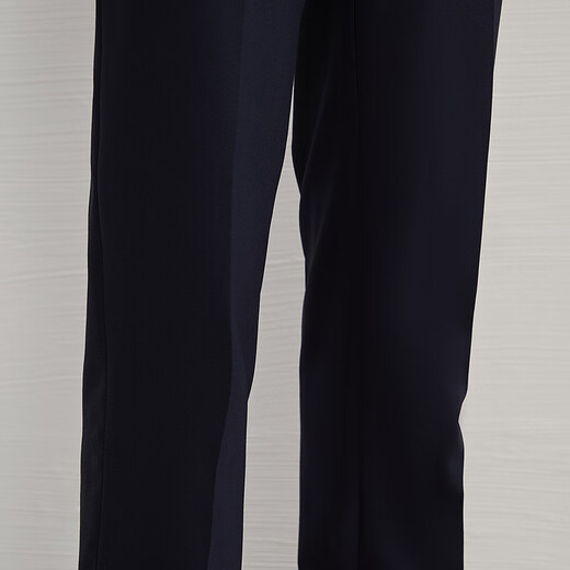 Qipai rhino pleat craft trousers men's business formal spring and autumn wool straight trousers