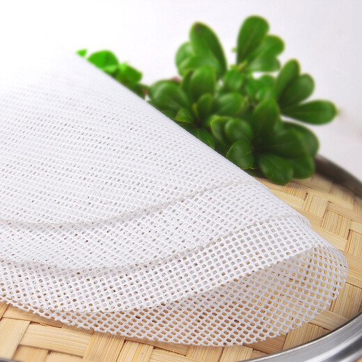 Zhile steamer mat silicone steamer mat silicone steamer cloth steamer paper steamed buns steamed buns mat silicone drawer cloth 34*54CM rectangular silicone steamer cloth two pieces