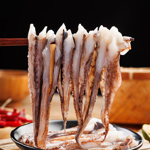 Megachia frozen squid tentacles 1Jin Jin equal to 0.5kg *2 bags hot pot barbecue ingredients sizzling squid barbecue ingredients