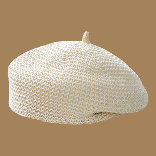 Techima beret summer small size small shallow top suitable for small head circumference hat xs52 fashionable style beret women's summer khaki small head size (5255cm) adjustable head circumference