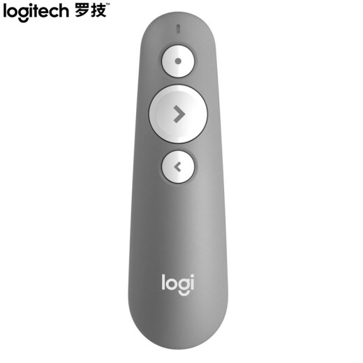 Logitech R500 upgraded R500S wireless presenter laser pen ppt page turning pen wireless Bluetooth dual connection MaciOS compatible gray