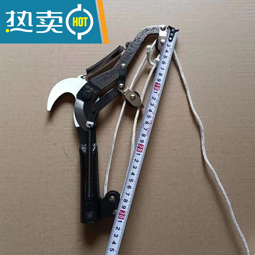 Satomu high branch scissors front steel old man high altitude scissors large high branch scissors with rope sk5 steel 2 wheels as shown in the picture