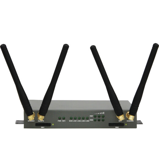 ZLWL Internet inteligente de las cosas Netcom industrial 4G Tarjeta dual Modo dual Enrutador WiFi inalámbrico Transmisión en vivo al aire libre Tarjeta SIM Tráfico Banda ancha Equilibrio de carga APN Red privada Modo dual Equilibrio de carga de tarjeta dual con WiFi
