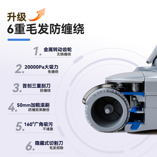 Haier floor washing machine, all-in-one washing and mopping machine, automatic cleaning, suction and mopping machine, washing machine, all-in-one washing and mopping machine, floor suction machine, vacuum handheld sweeper and mop, household electric mop Z1500, top version Z1500 60, hot drying, upgrade to 20000Pa