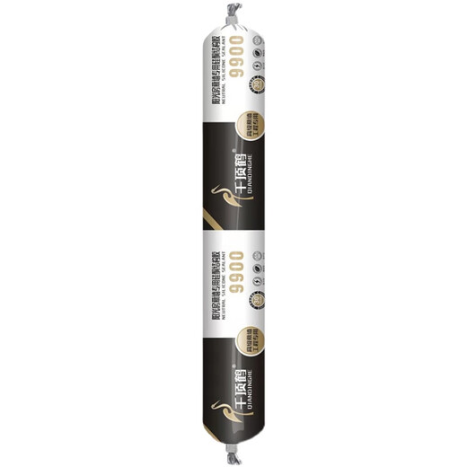
Zhuyue 9900 structural glue silicone weather-resistant glue doors and windows sunroom curtain wall sealed waterproof building super glue Thousand-crowned crane 9900 white