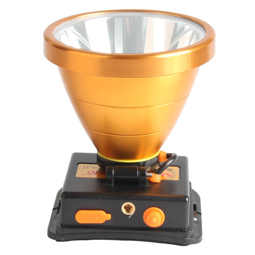 Shantuo (shantuo) Shantuo Charlete fuerte Carga de luz fuerte Súper brillante LED LED LEDIO LITIO Mina Lámpara Montada de largo alcance de largo alcance 9000 metros Noche de pesca Noche 3055 Luz amarilla/9900W+ Pequeña linterna