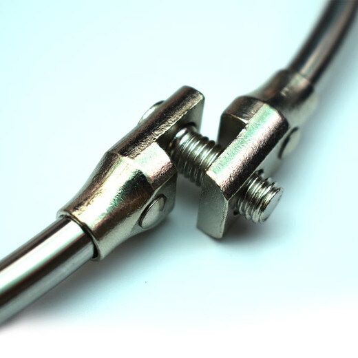 FISHERBON modified net-copying head screws, aluminum alloy connectors, stainless steel DIY 8mm universal connector, fishing gear accessories interface, net-copying ring interface, extended single screw