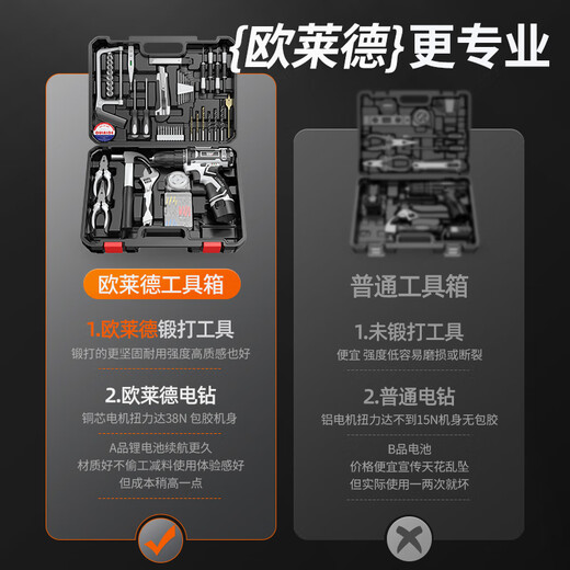 Shantou Lincun Multifunctional Toolbox Tool Set Hardware Repair Woodworking Special Hands Large Customer Special Shot Options Total 610 Sets