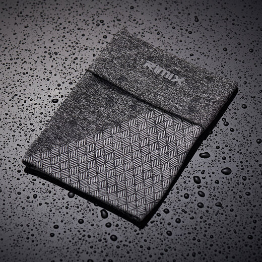 RIMIX elastic mobile phone arm cover, sports wrist bag, arm bag, outdoor cycling mobile phone bag, men's and women's fitness running bag, black, small, arm circumference 23-27cm