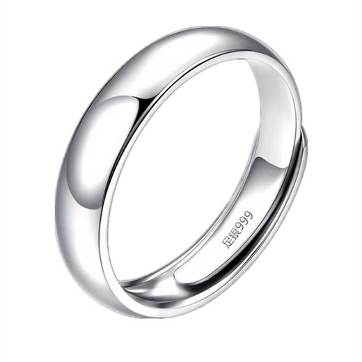 Chinese jewelry plain silver ring men's solid silver simple single index finger ring live mouth tail ring brother birthday gift for men solid silver plain ring ring for men