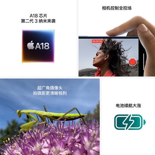 
[95% new] Apple/Apple iPhone 16 Plus (A3291) 512GB white Support for China Unicom Telecom 5G dual-stop mobile phone