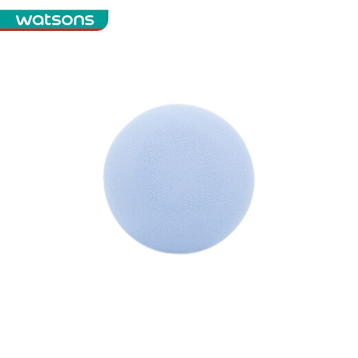 QVS [Watson's] Dual-purpose makeup application, makeup fixing, non-eating powder puff seal-shaped professional powder puff storage combination 10-1736