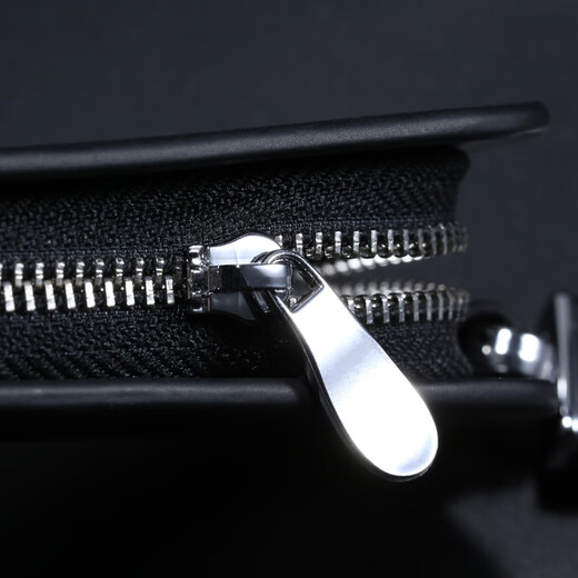 Ruituo Benz ml350 key cover S-class C-class Mercedes lvgle350 sense e260 genuine leather car bag buckle Mercedes-Benz first layer cowhide black