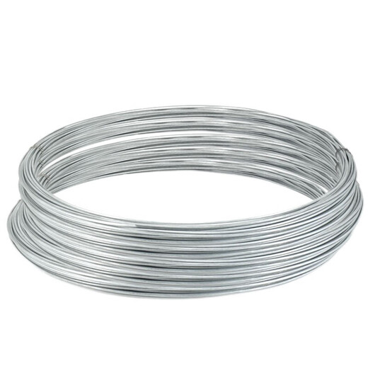 Bingyu Galvanized Iron Wire Industrial Construction Site Construction Wire Bundling Wire Tie No. 12 Thick 2.8mm 5kg Long About 103 Meters/Roll BYT-202