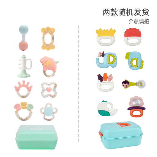 Bainshi baby toys newborn gift box 0-1-3 years old infant toys baby growth spree 5-piece set