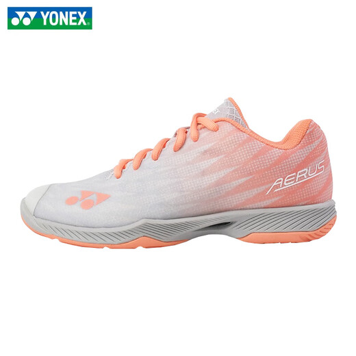 YONEX Yonex new badminton shoes yy ultra-light 5th generation power pad anti-slip shock absorption wear-resistant ultra-light sports shoes SHBAZ2LEX coral orange women's ultra-light fifth generation 38
