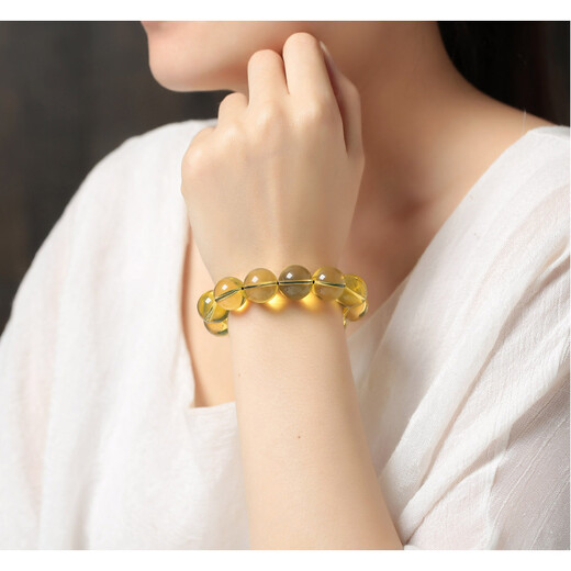 Flying Goose Dominican 5A Purified Blue Amber Bracelet Natural Buddha Beads Amber Round Beads Single Circle Men and Women Picture Color Collection 22mm (Boys)