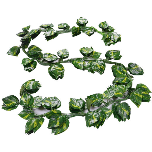 Shengshi Taibao simulation flower vine green plant rattan green radish decoration ceiling vine air conditioning pipe restaurant layout 90 leaves 5 pack