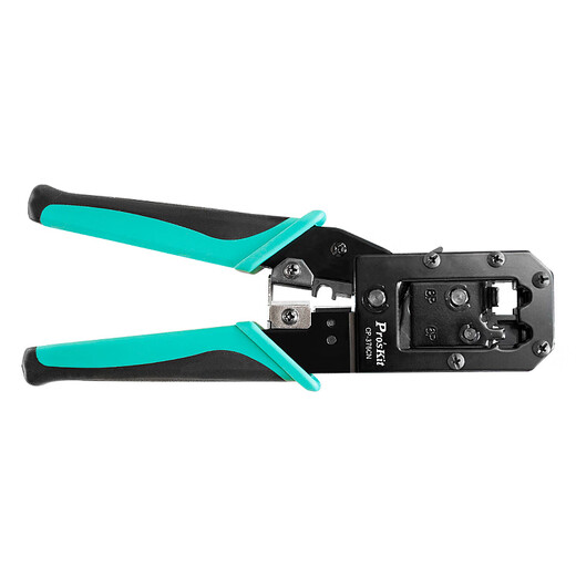 Baogong (Pro sKit) network cable pliers Internet phone crystal head crimping pliers 6P/8P household labor-saving ratchet stripping fitter CP-376CN