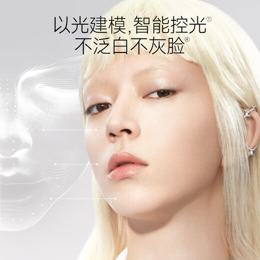 Carslan Optical Magnetic Loose Powder Setting Powder is not easy to come off, long-lasting oil control, non-dulling, waterproof and sweat-proof birthday gift for girlfriend Optical Magnetic Powder Sample (including powder puff) light skin tone-2g