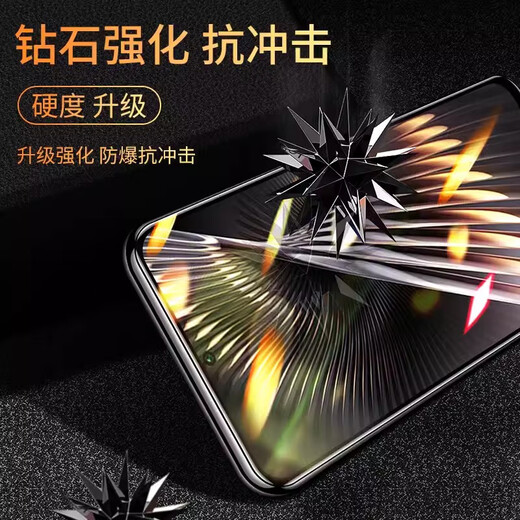 Niuzhi suitable for Redmi 14C tempered film full screen coverage Xiaomi Redmi 14c eye protection anti-blue light mobile phone film film no white border anti-fingerprint 5G high-definition glass anti-fall and explosion-proof Redmi 14C diamond thin edge film ultra-clear anti-fingerprint 1 piece