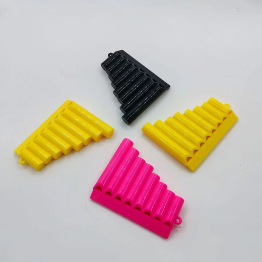 塑料八管排笛儿童发声玩具小学生幼儿园早教音乐启蒙乐器跨境批发 随机颜色四个