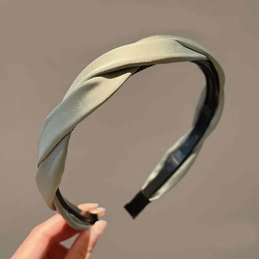 BARY REEF high-end headband women's 2024 new headband for face wash special non-slip broken hair hair band pressure hairpin hair bundle headwear black