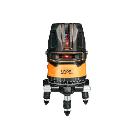 Laise Lasers neues hochbraunes rotes Licht 5-Zeilen-Level mit hoher Präzision, starke leichte, dünne Linie Outdoor Outdoor 2-Line 5-Line-Infrarot-Ausschreibungsleitungsinstrument [neues rotes Licht 2-Zeilen] 671 Standard + Tripod