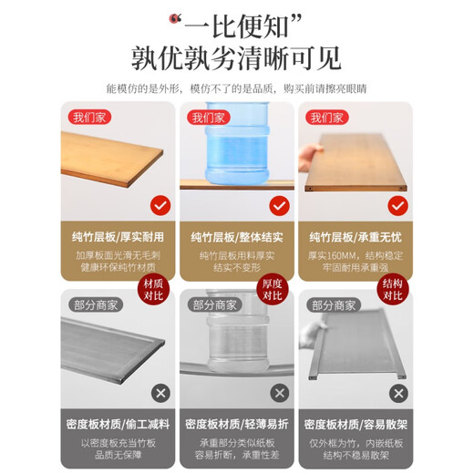 Qiao Tongjiang new Chinese style solid wood ancient rack ornaments tea rack storage rack Duobao Pavilion display cabinet tea set tea cup storage shelf walnut color three-layer middle draw with door 70 length reinforcement