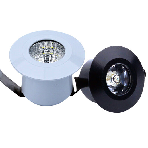 Mini spot LED petit spot 1W watt ouverture 3cm 30mm3.5cm35 micro cob lampe cave à vin plafond oeil de boeuf lampe blanc 3W lumière neutre (ouverture 28-32mm)