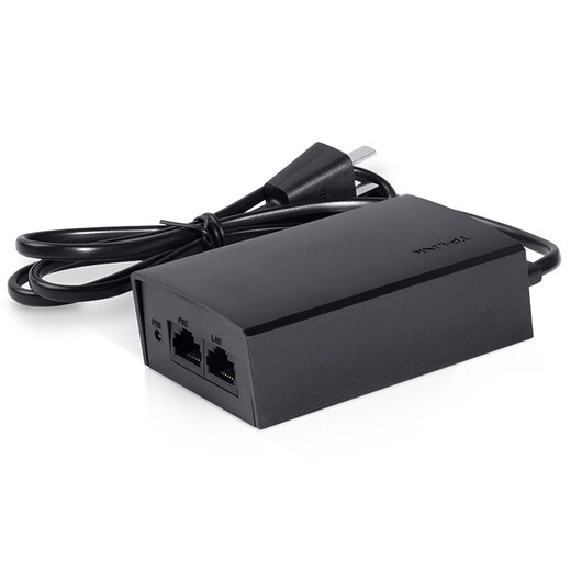 普联（TP-LINK）千兆百兆POE供电模块48V标准网线供电器面板AP监控摄像头专用即插即用2口poe交换机POE电源供电器 百兆PoE供电器15.4W｜TL-POE160S