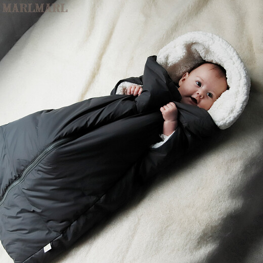 MARLMARL baby duvet carrier cover blanket windproof multi-purpose quilt baby cover03 charcoal fukusa gift packaging pink one size fits all