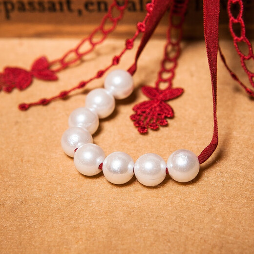 Sexy lingerie European and American hot one-thread thong women's flirting beaded friction see-through tassels gray blue one size fits all (suitable for 80-120 Jin Jin equals 0.5 kg)