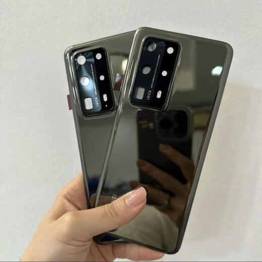 Beijing warehouse delivery, suitable for Huawei p40pro+ original back cover, original 1:1 ceramic glass mobile phone, back cover ceramic black