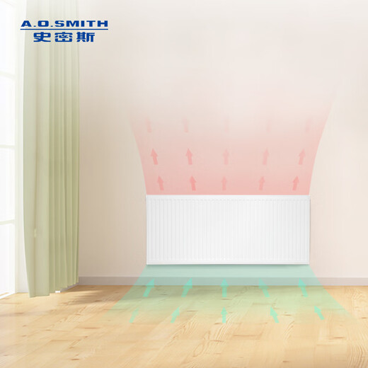 A.O. Smith radiator Home water heating radiator Natural gas heating Wall-mounted bedroom living room radiator Steel plate radiator Wall heating does not include installation and accessories Specifications 1000*102*900mm/set does not include wall-mounted boiler
