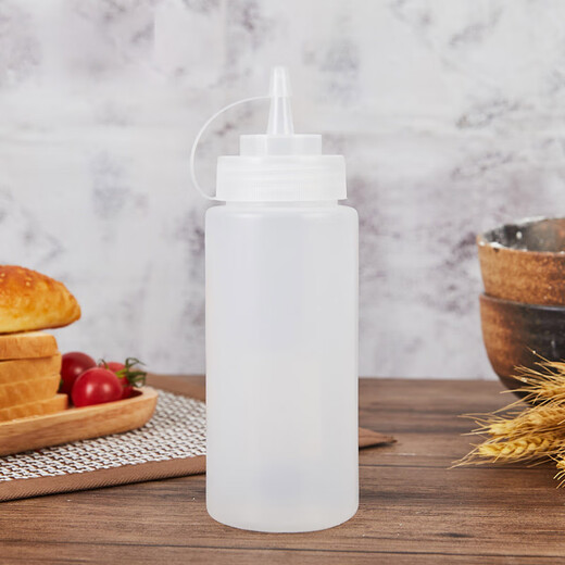 All-purpose baking sauce pot 450ml 2-pack 160z squeeze sauce bottle salad dressing squeeze bottle condiment bottle oil pot soy sauce vinegar pot