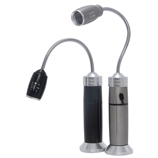 LED充电灯磁吸灯吸铁座无线灯机床灯工厂工业临时检修户外读书灯充电照明灯工作台灯JYY-YD 【黑色灯】套餐二