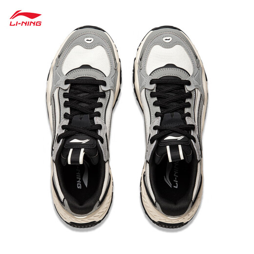李宁红糖V2丨休闲鞋男鞋老爹鞋网面透气百搭运动鞋AGCU303