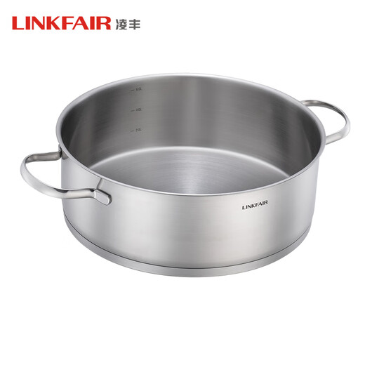 Lingfeng (LINKFAIR) 304 stainless steel hot pot special pot single flavor hot pot plate thickened household induction cooker gas stove universal single hot pot 4 liters 26cm