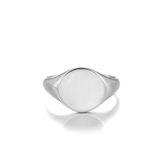 IDEAGEMER 925 silver gentleman's ring men's light luxury niche high-end European and American style handsome and versatile boys' ring tail ring trendy gentleman's ring Hong Kong No. 23