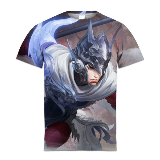 
FHHUABD King of Glory T-shirt Five Tiger General Clothes Print Limited Skin Door Brothers School Customization Trend 1517 Zhang Fei-Hu Po One Size 2xl (125-140Jin [Jin equals 0.5 kg])
