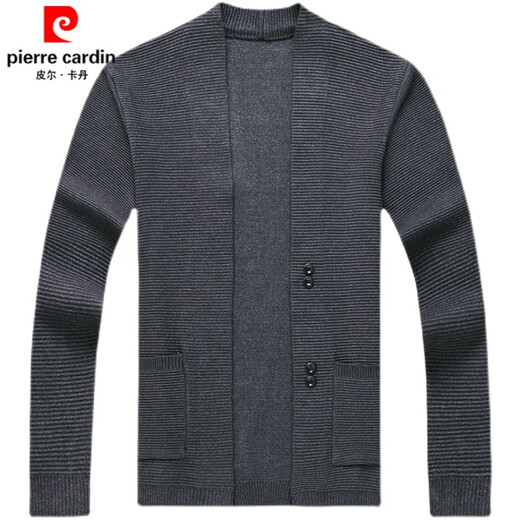 Pierre Cardin Brand Woll gestrickt Strickjacken Herren Frühling und Herbst Neue Stil Herrengeschäft Casual Outerweat Sweater Großgröße Top Herren Kleidung Kamel 8128 175/xl